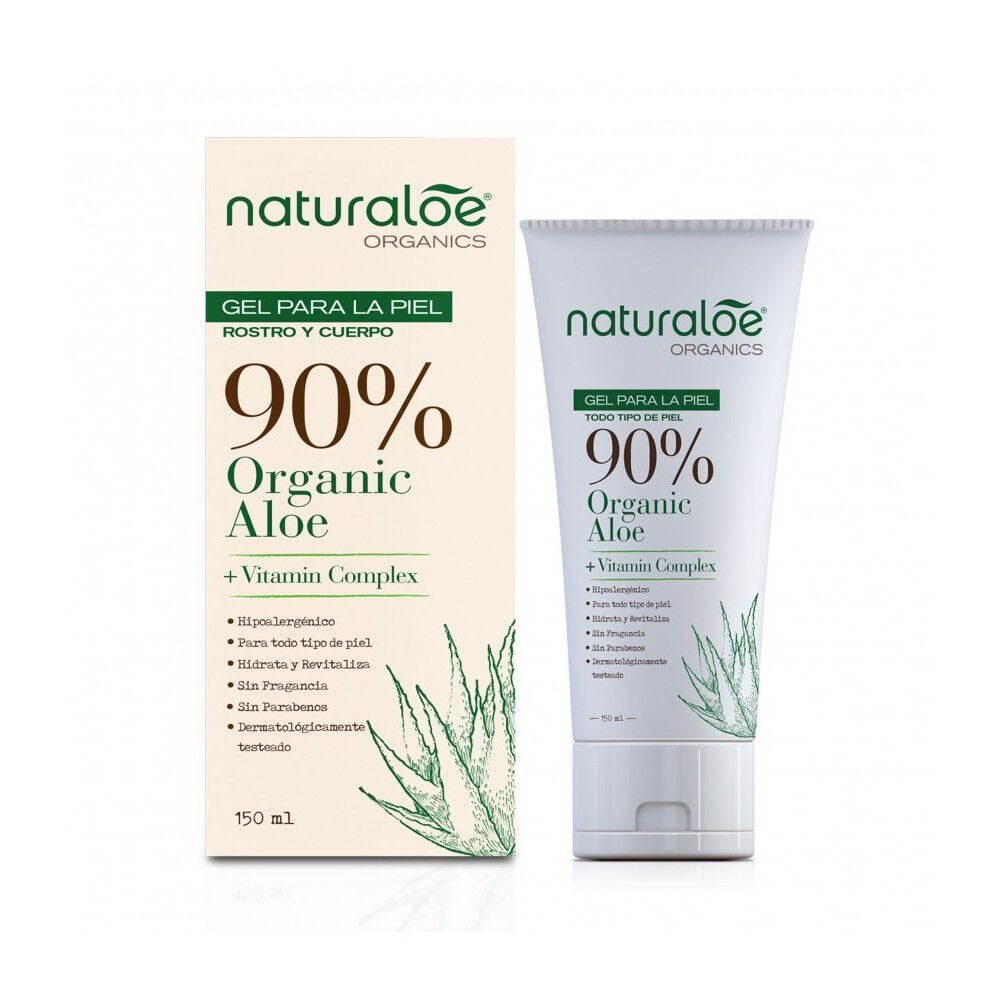 Gel 90% Organic Aloe 150 mL