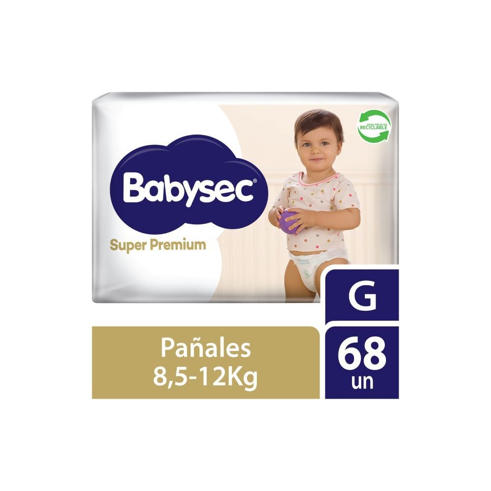 Pañal Super Premium G x 68