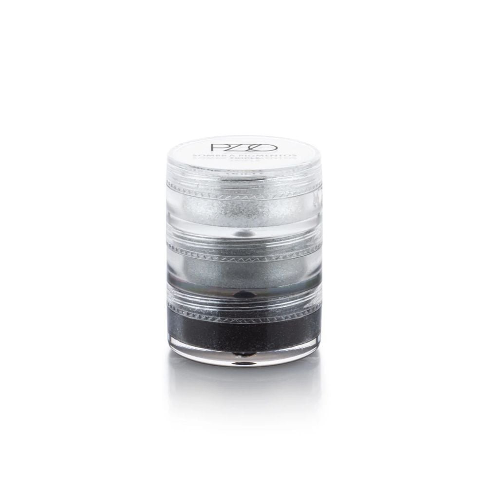 Sombra De Ojos Pigmentos Triple Silver 01 0,8 grs 3 unidades