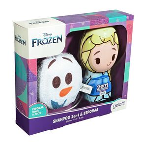 Set-de-Baño-Frozen-Shampoo-Elsa-+-Esponja-Olaf-imagen