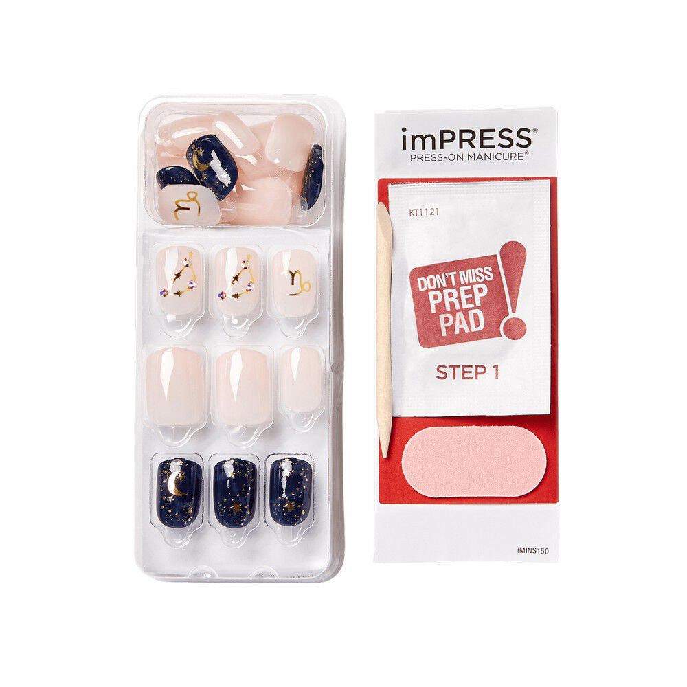 New-Impress-Colección-Zodiaco-Capricornio-Press-On-Manicure-30-Unidades-imagen-2