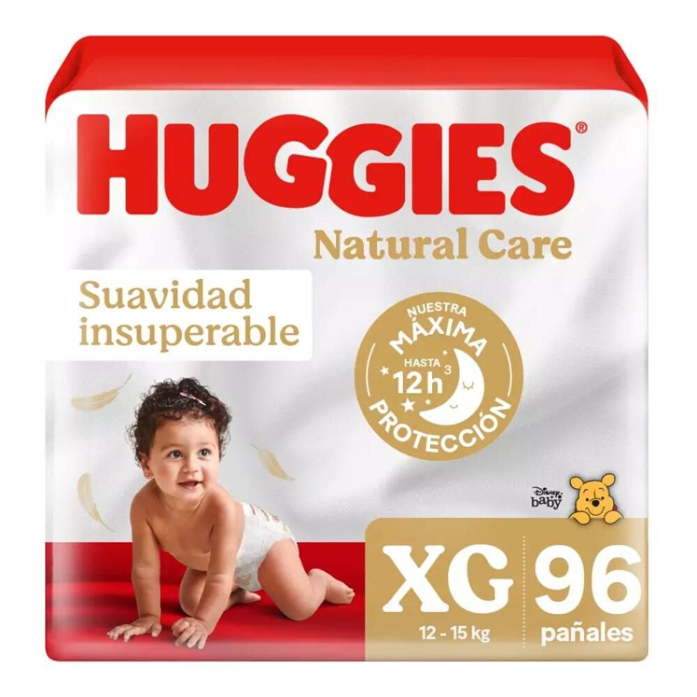 Pañales Natural Care Xg 96 Un