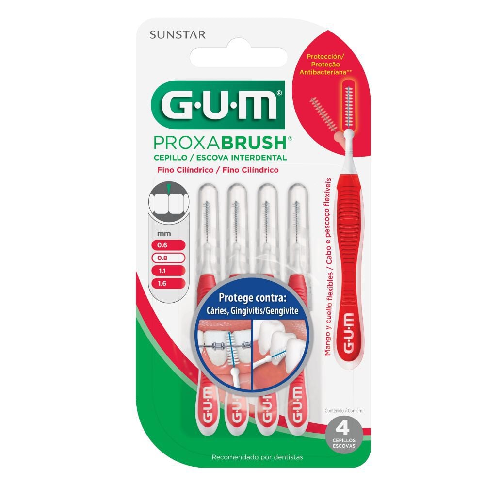 Proxabrush® Cepillos Interdentales 0.8Mm 4Un