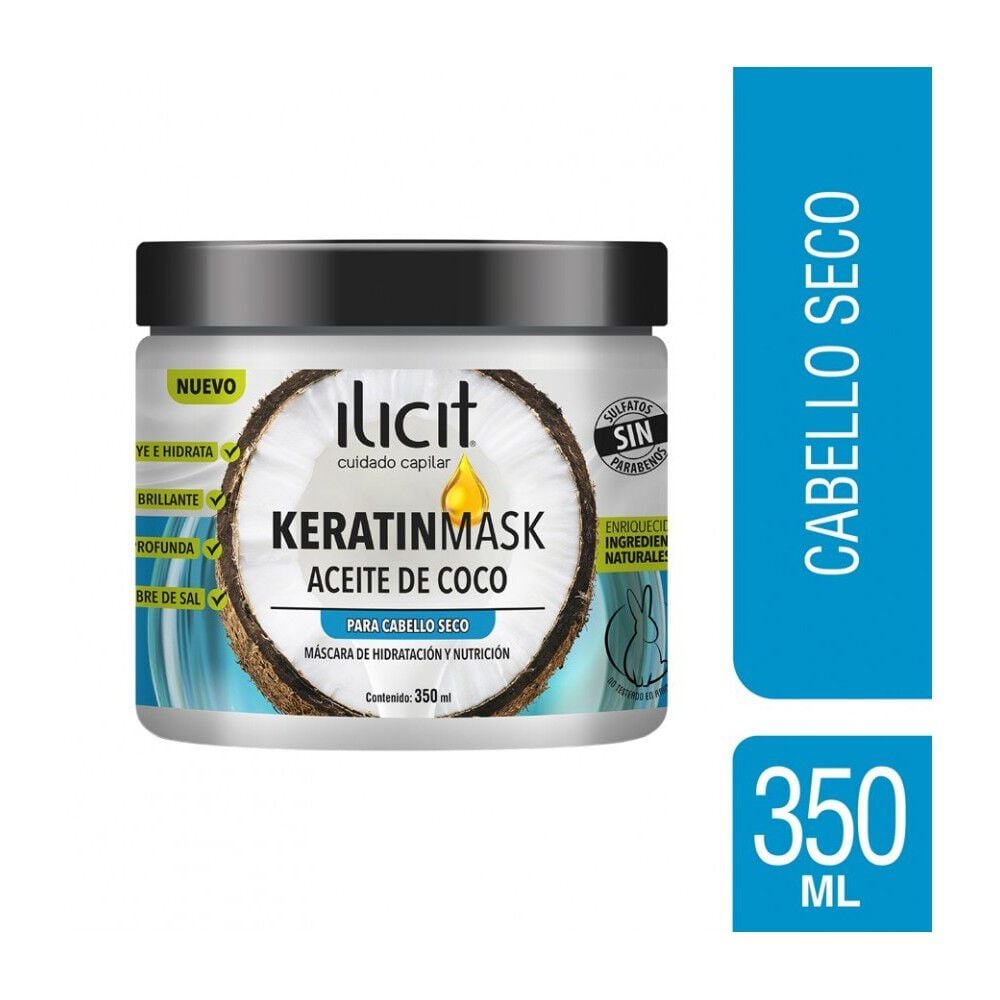 Keratinmask-Aceite-de-Coco-Hidratación-y-Nutrición-Cabello-Seco-350-mL-imagen