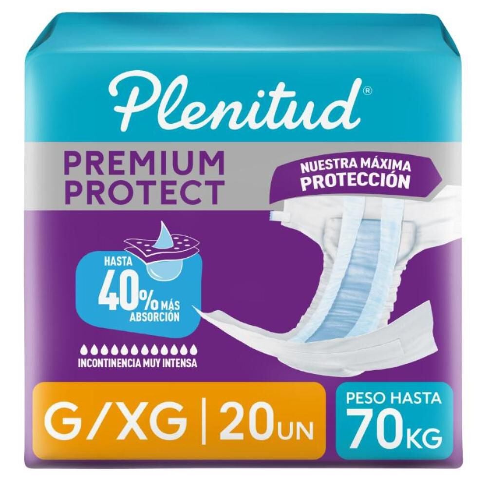 Pañales para Adultos Plenitud Protect G 22 Un