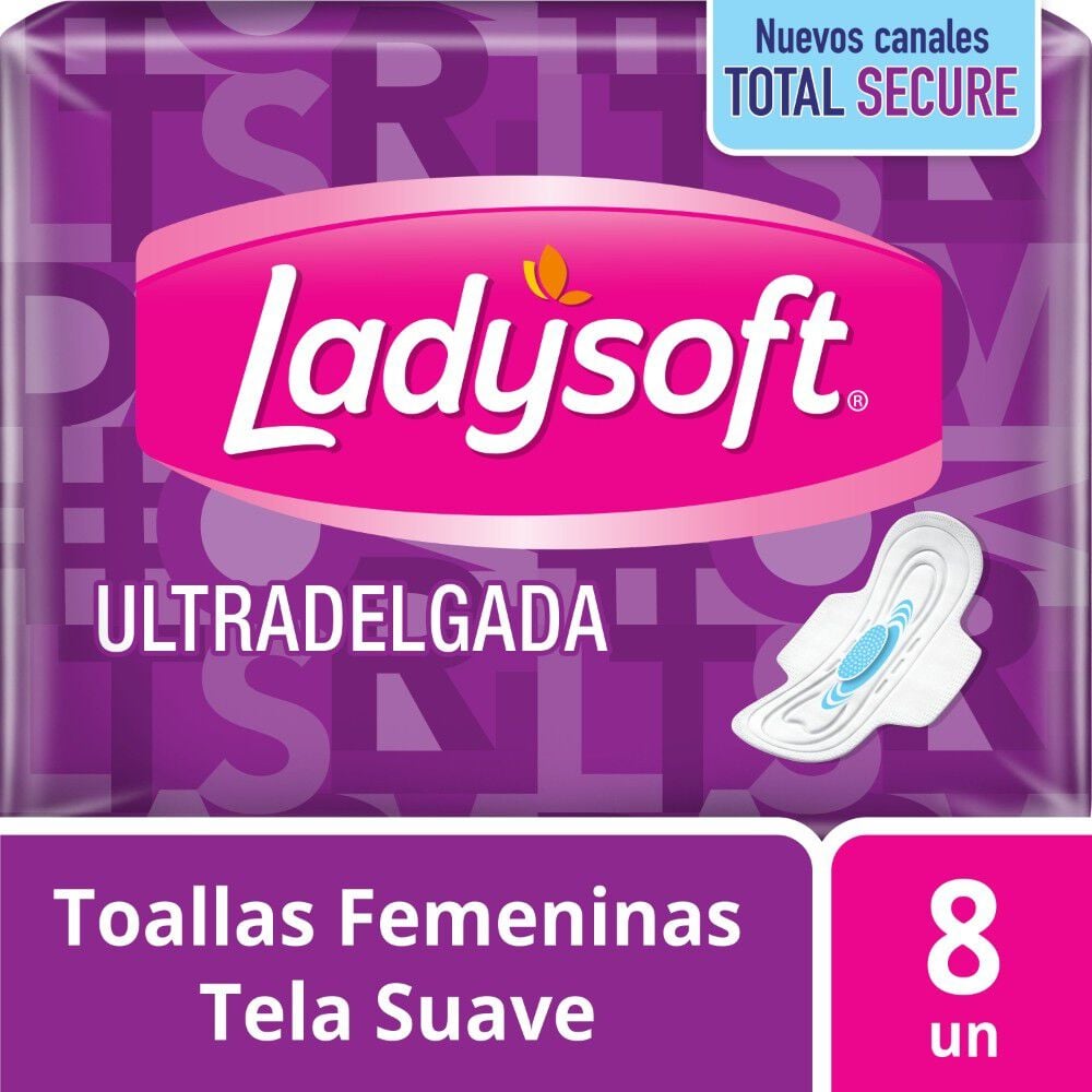 Toalla Higiénica Día Ultradelgada Tela Suave 8 Unidades