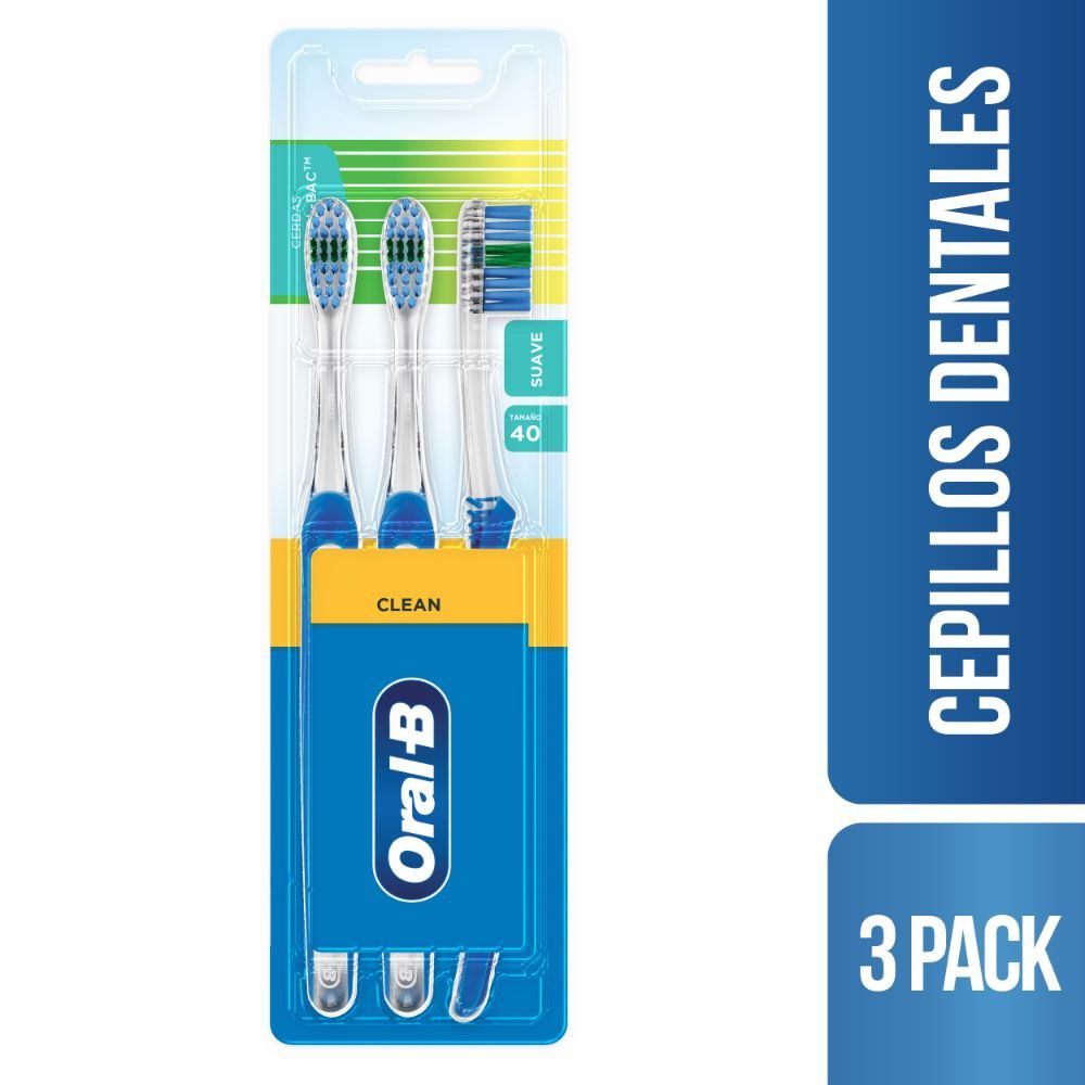 Cepillo Dental Indicador Antibacterial 40 Suave gratis 3x2