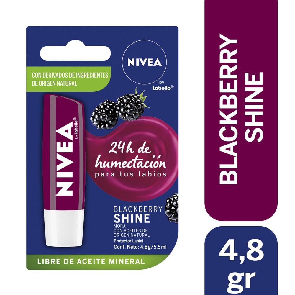 Protector Labial Blackberry Shine 4.8 Grs