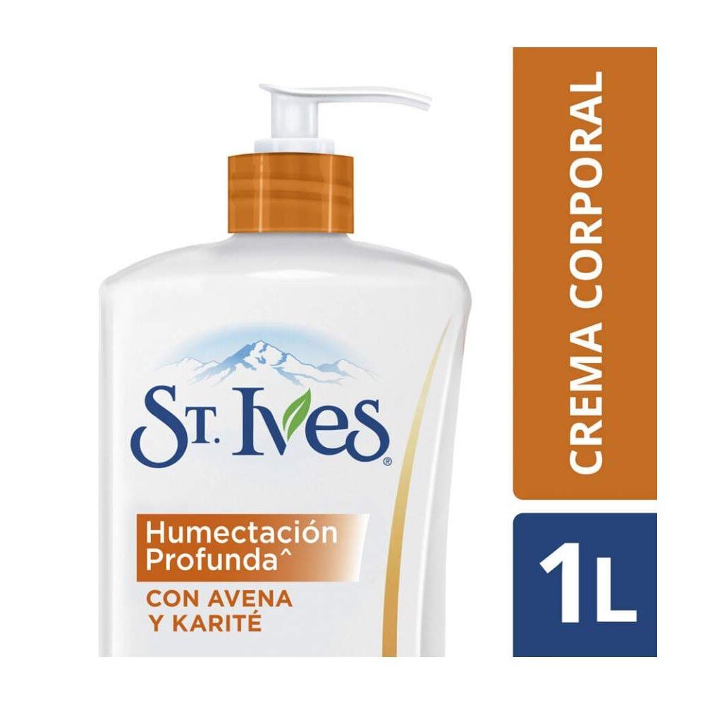 Crema Corporal Humectante Avena Y Karite 1000 mL