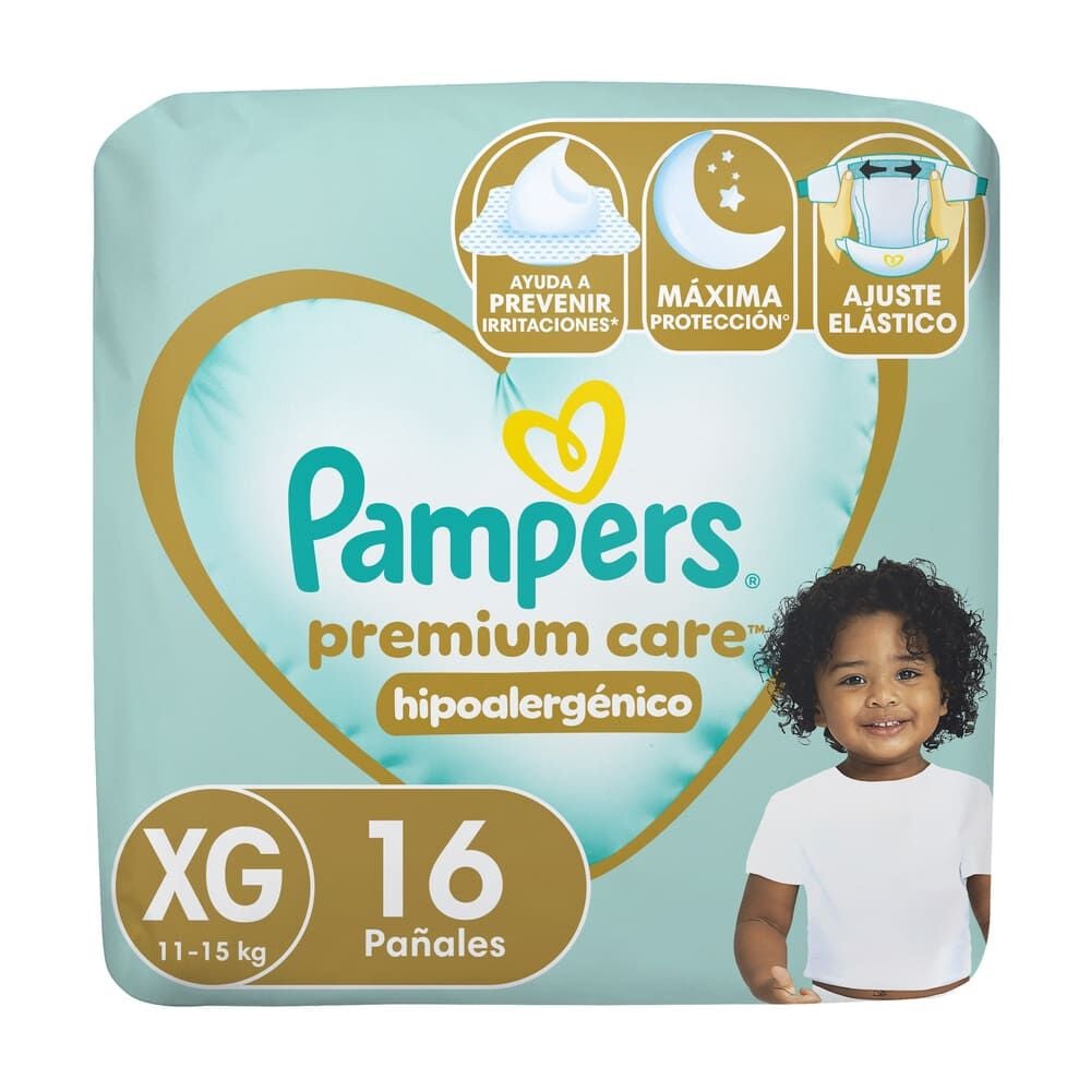 Premium Care Pañales Desechables XG 16 Unidades