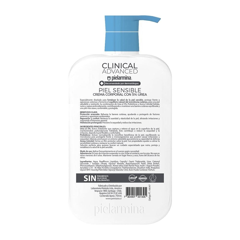 Crema-Coporal-Piel-Sensible-Clinical-Advance-Urea-5%-750-ml-imagen-2