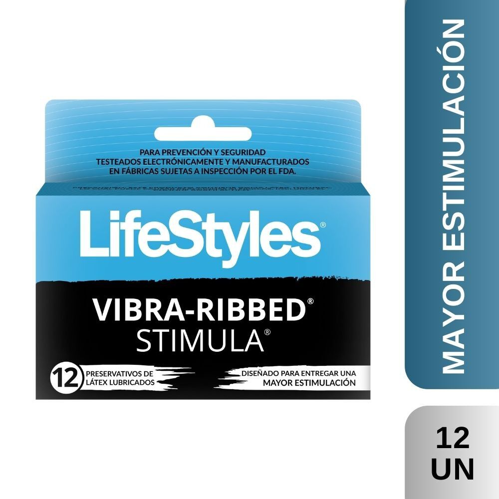 LifeStyles-Vibra-Ribbed-Stimula-12-Preservativos-imagen