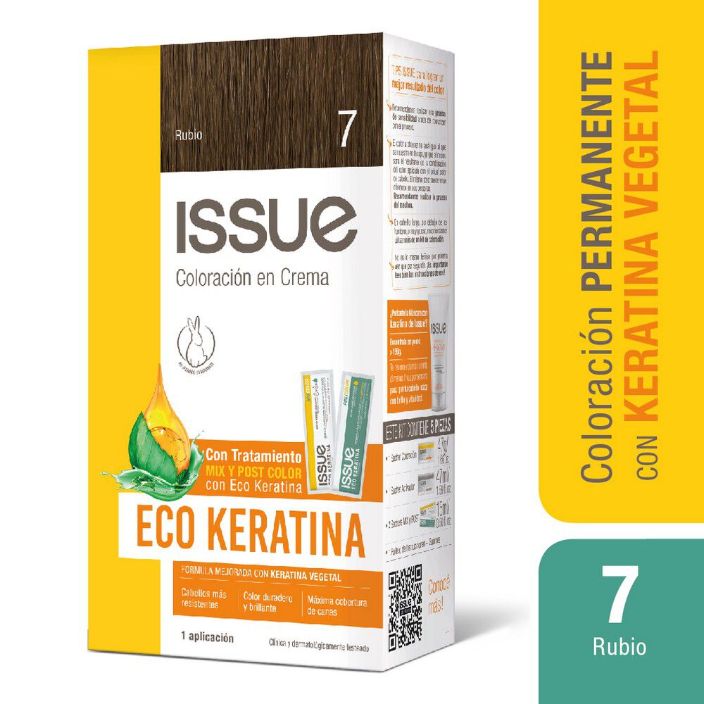 Eco-Keratina-Kit-De-Coloración-En-Crema-Tono-7-Rubio-imagen-1