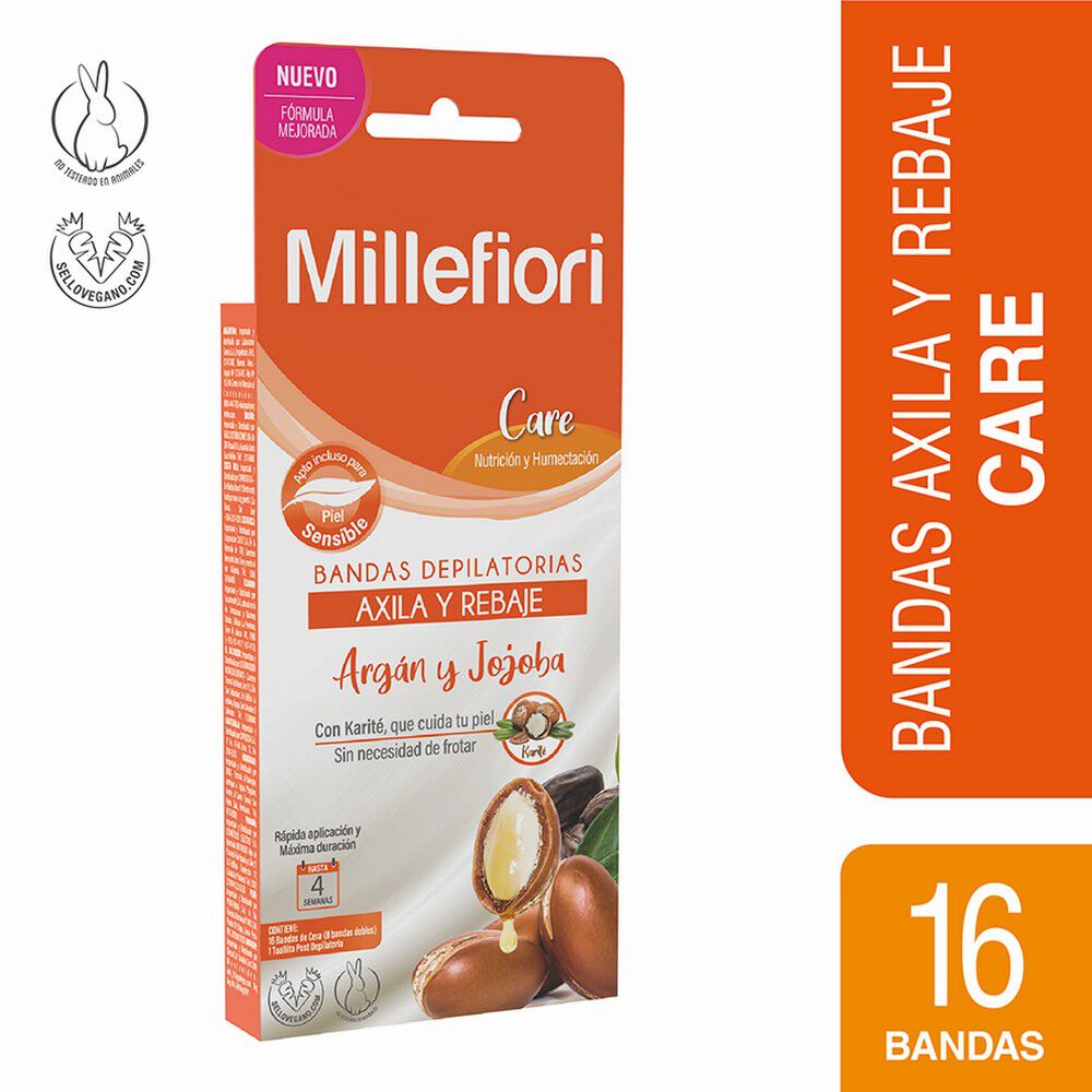 Care-Bandas-Depilatorias-Axila-y-Rebaje-Argán-y-Jojoba-Piel-Sensible-X16-imagen-1