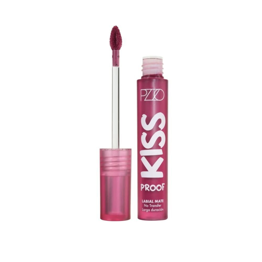 Labial Liquido Kiss Proof Pink Mauve Intransferible
