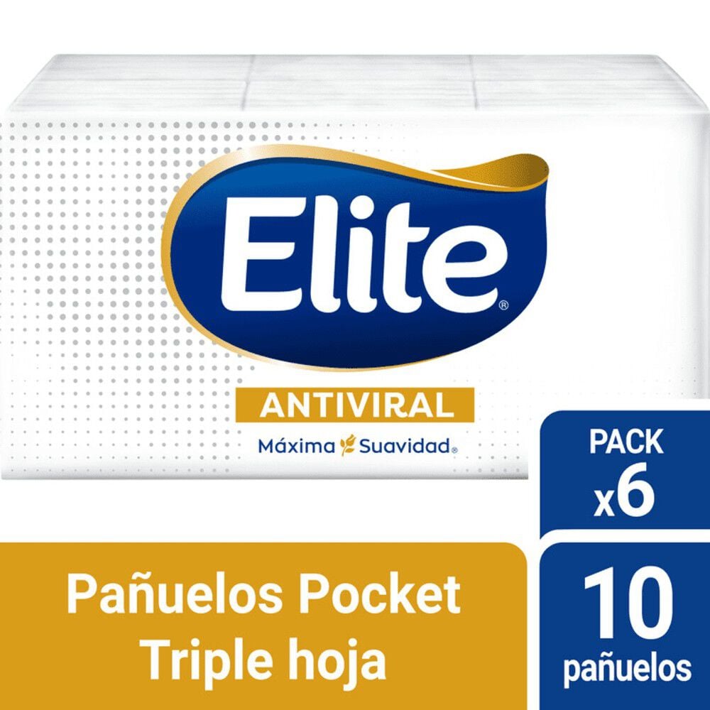 Pack Antiviral de Pañuelos Desechables 6 Unidades