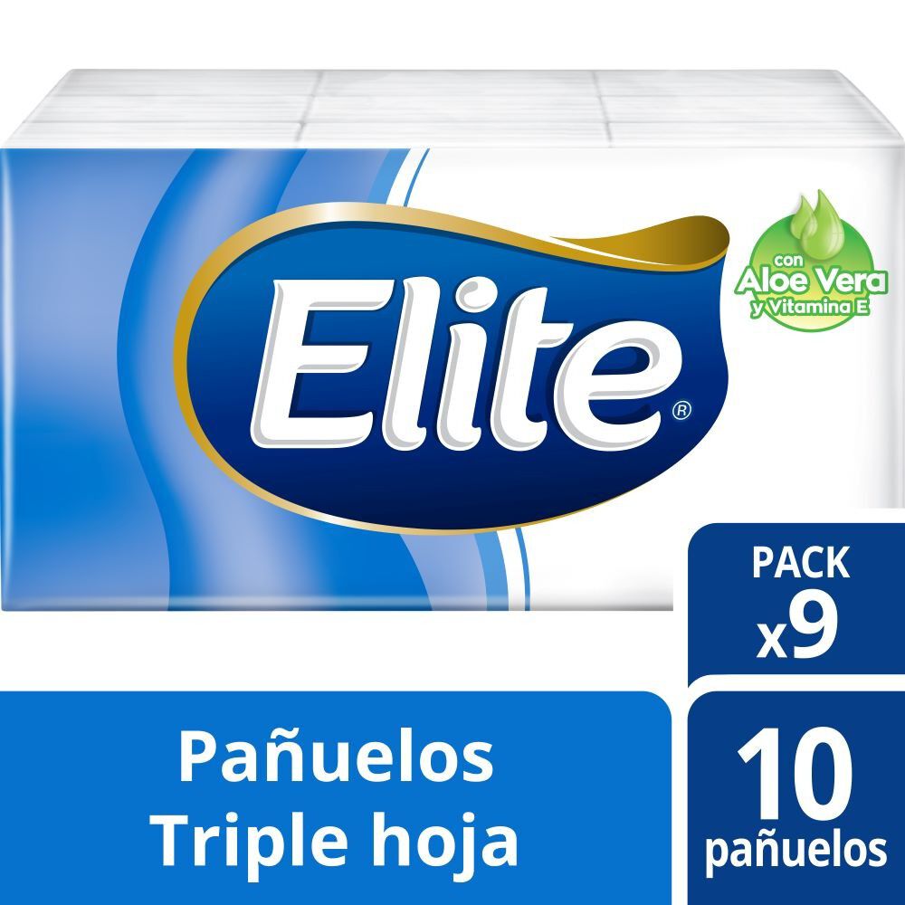 Pañuelos Desechables Triple Hoja 9 unidades