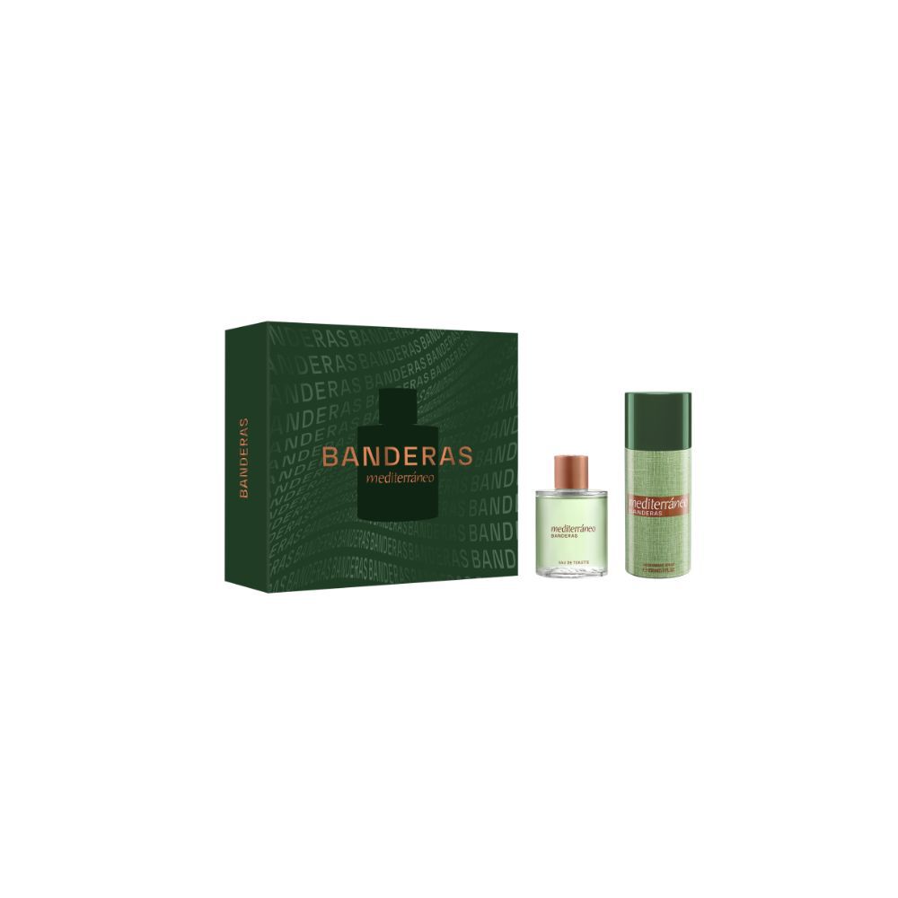 Set Mediterráneo Eau De Toilette 100 Ml + 24H Desodorante Spray 150 Ml