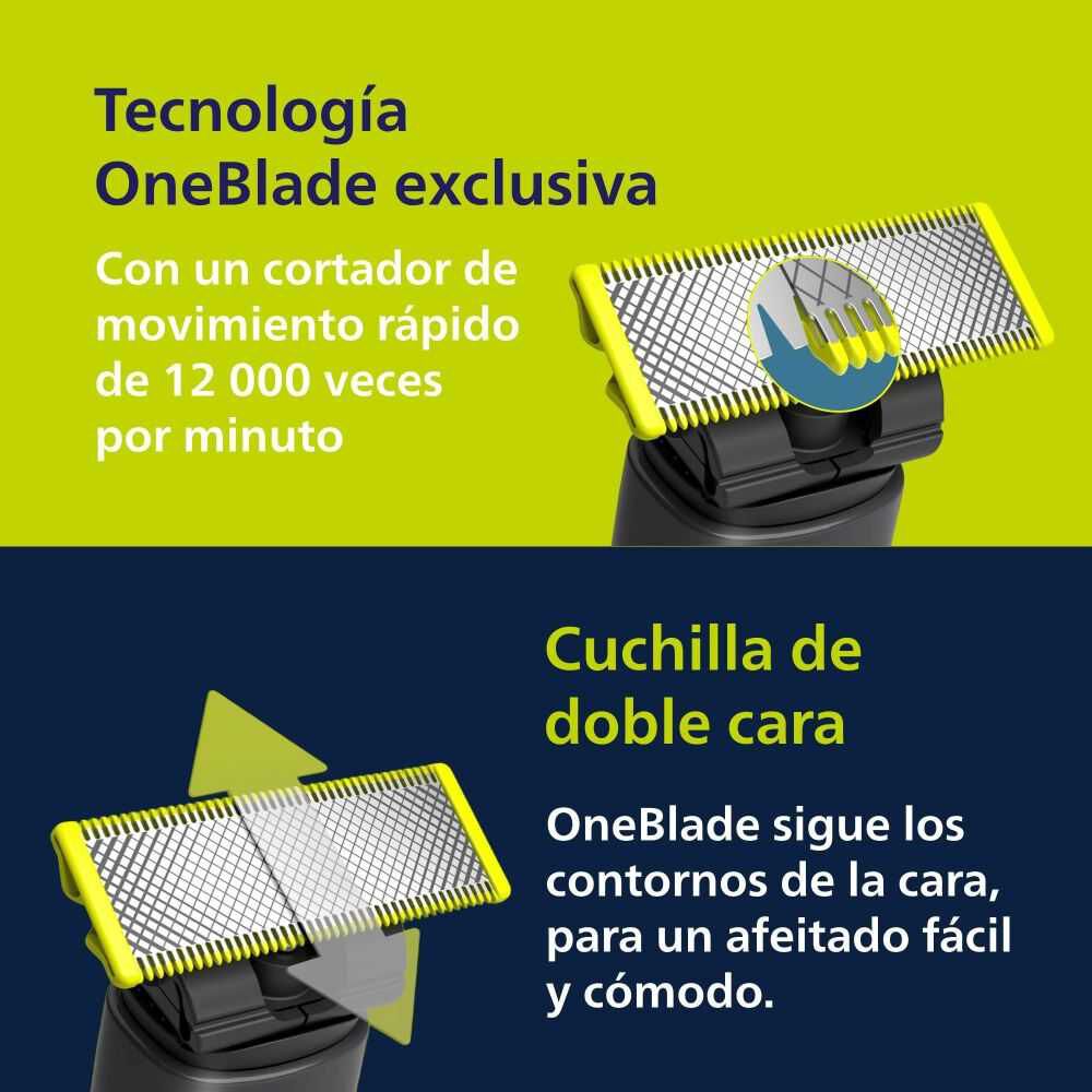 One-Blade-Maquina-de-Afeitar-+-Peines-para-Barba-X2-imagen-2