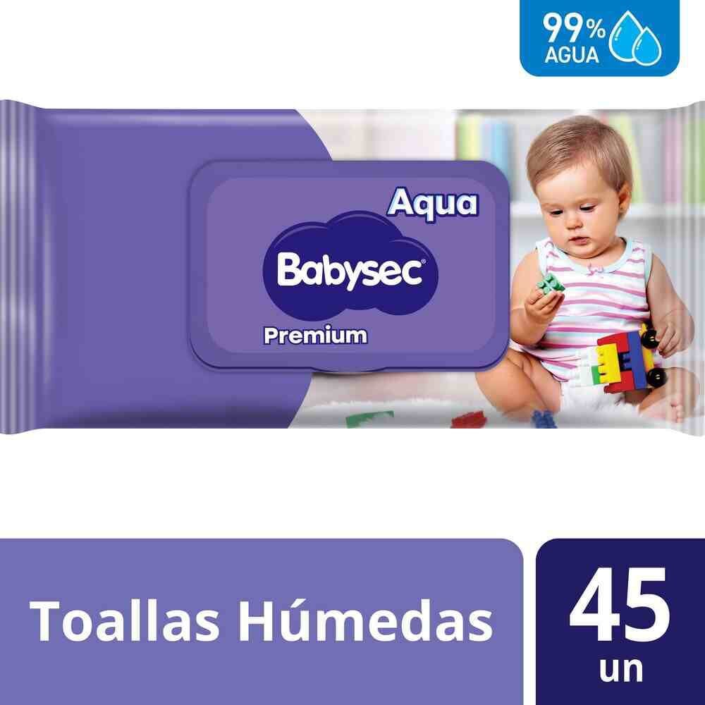 Toallitas Humedas Premium Aloe Vera & Vitamina E 45 Toallitas