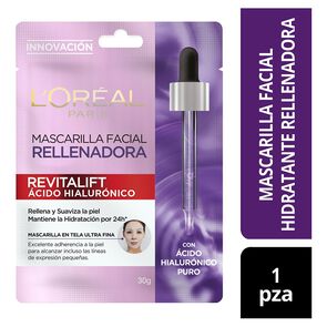 Revitalift-Ácido-Hialurónico-Mascarilla-Facial-Tela-Rellenadora-X1-imagen