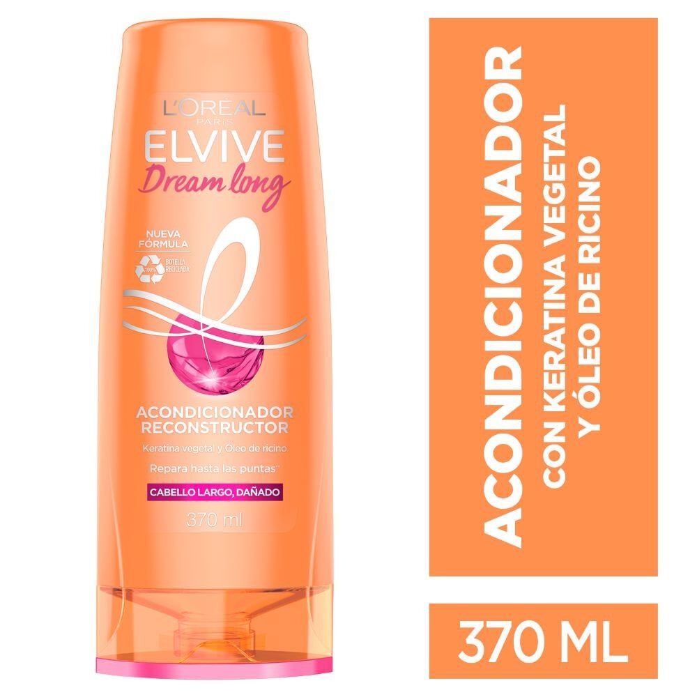Acondicionador Dream Long Desenredante Cabello Largo Dañado 370 ml
