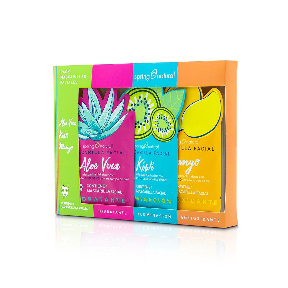 3-Mascarillas-Faciales-Kiwi-Aloe-Vera-Mango-imagen-3