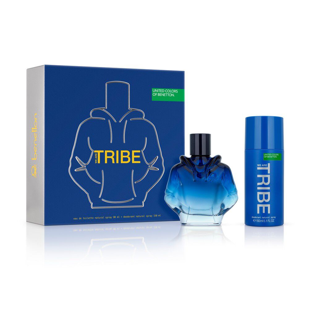 Set We Are Tribe Men EDT 90ml + Desodorante Spray 150ml