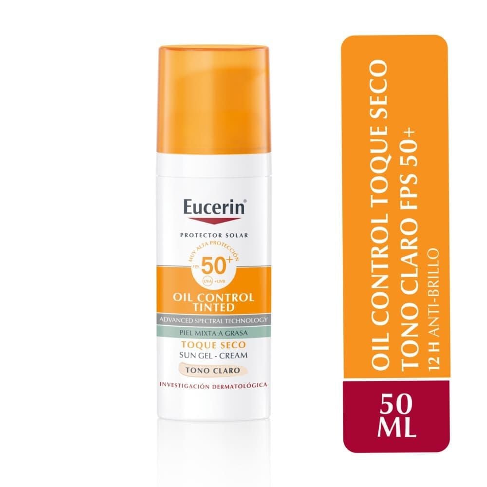 Sun Oil Control Tinted Facial Tono Light FPS50+ 50ml