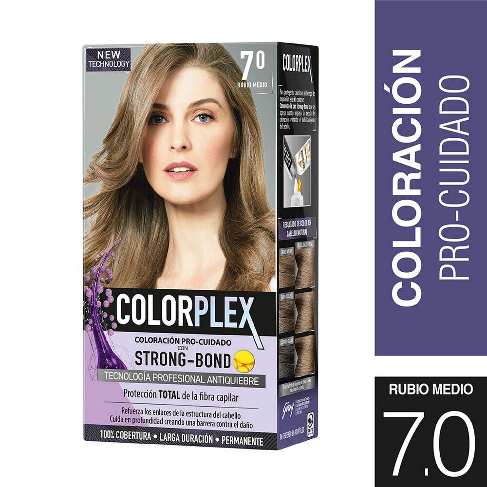Coloración-Permanente-Pre-Cuidado-Strong-Bond-7.0-Rubio-Medio-imagen-1