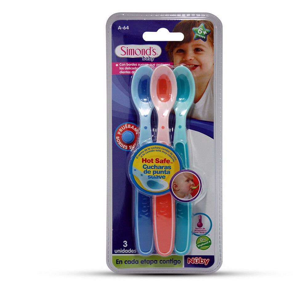 Set De 3 Hot Safe Cucharas +6M
