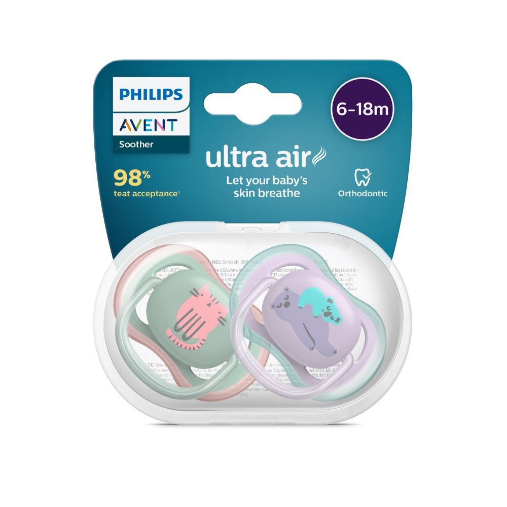 Chupete-Ultra-Air-6-18,-Mezclado-deco,-2-unidades-imagen-3