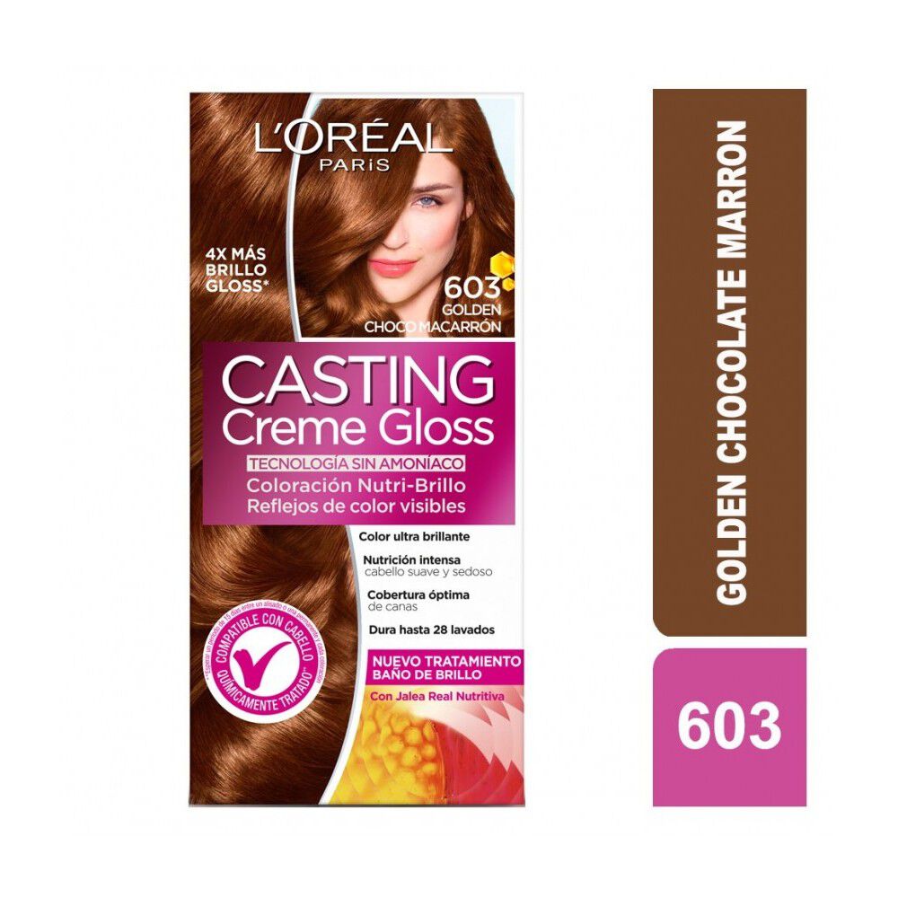 Casting-Creme-Gloss-603-Golden-Chocolate-Marrón-Tintura-45-gr-imagen-1