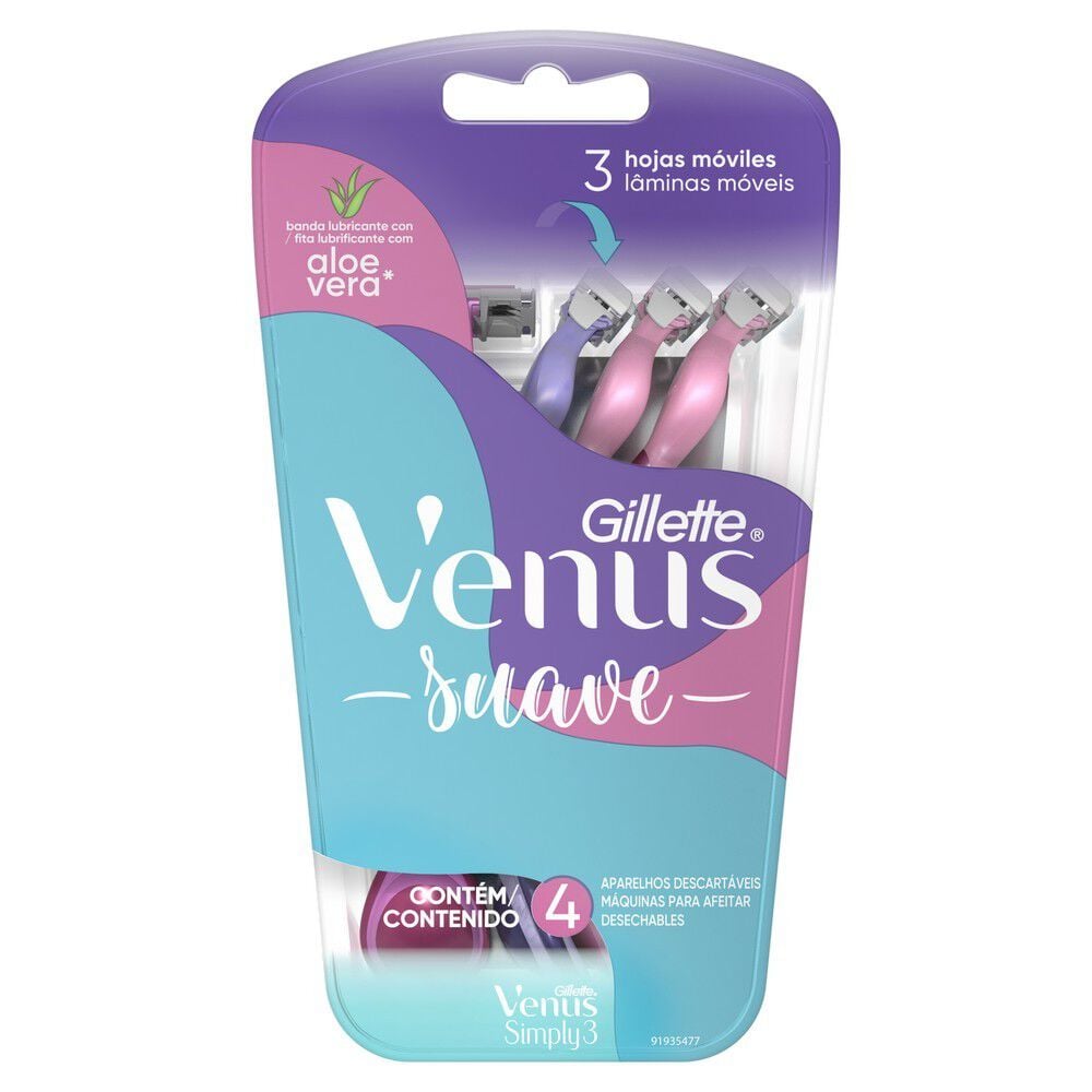 Venus Simply 3 Máquina de Afeitar