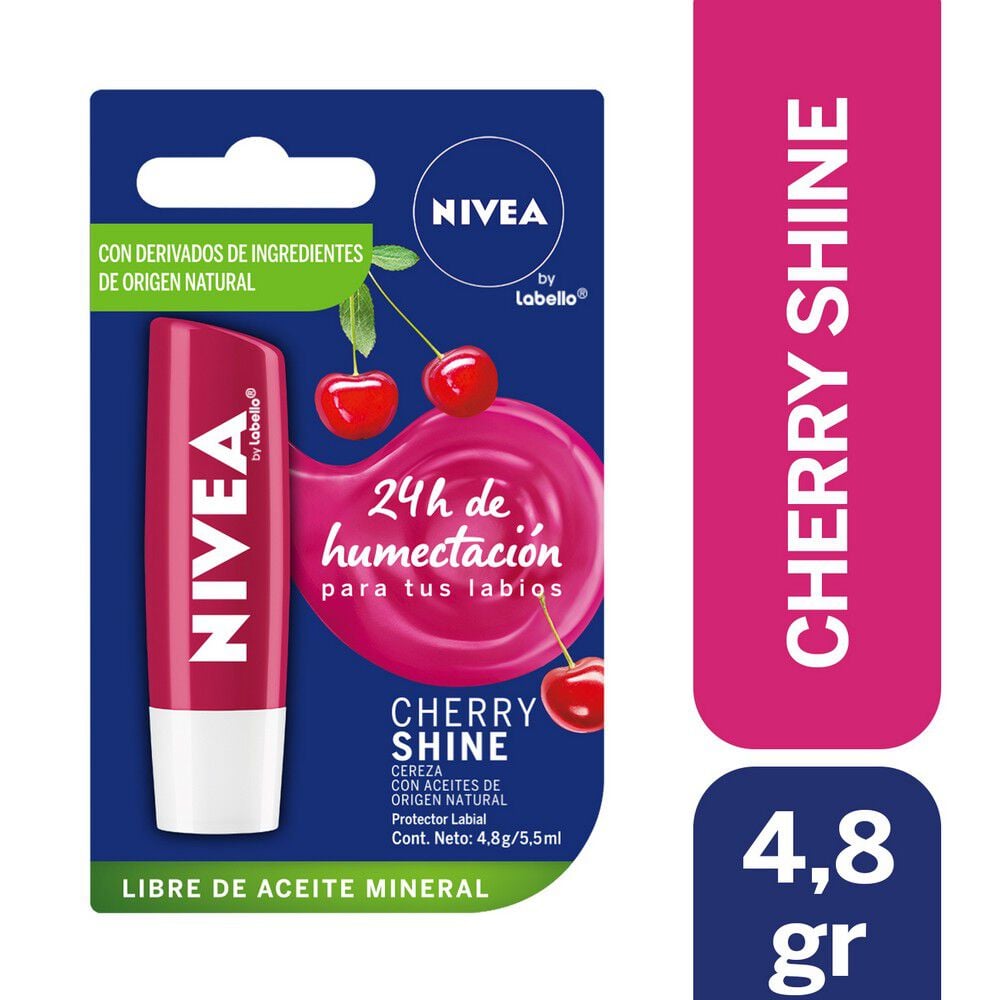 Protector Labial Cereza Fruity Shine 4,8 grs