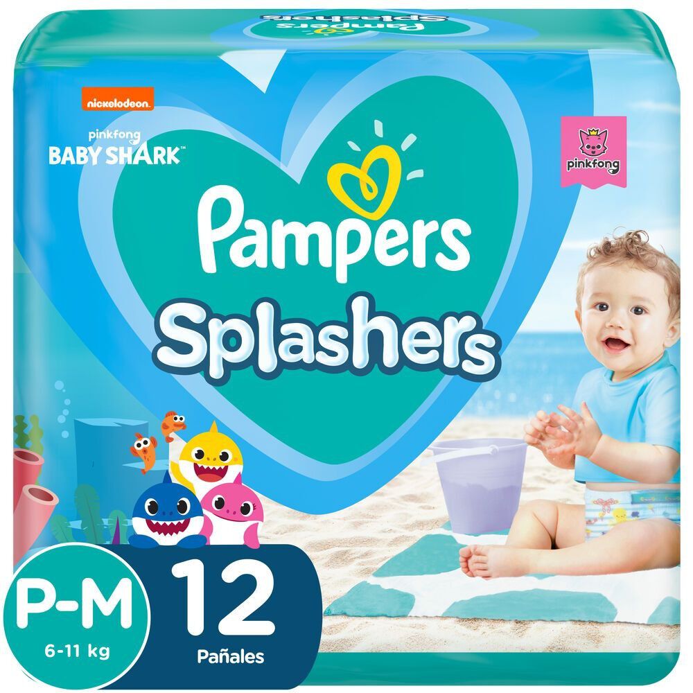 Pañales-para-Piscina-Pampers-Splashers-Talla-P-M-12-Unidades-imagen-1