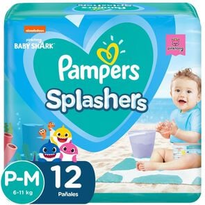 Pañales-para-Piscina-Pampers-Splashers-Talla-P-M-12-Unidades-imagen