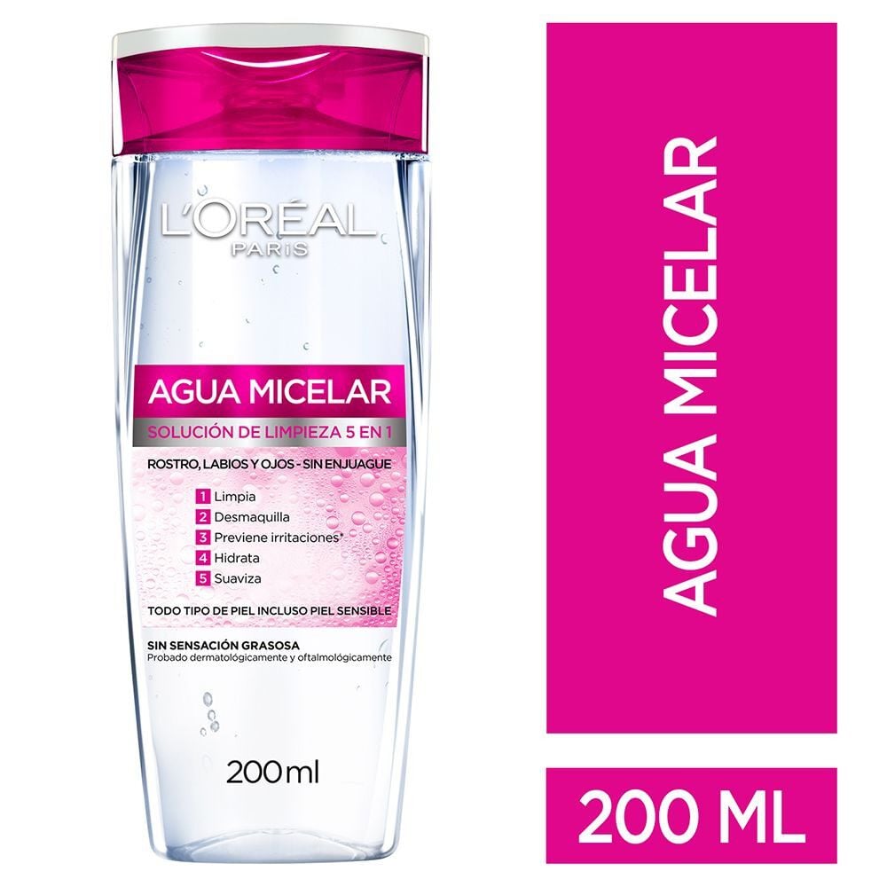 Agua Micelar 5 en 1 Hidra-Total 5 200 mL