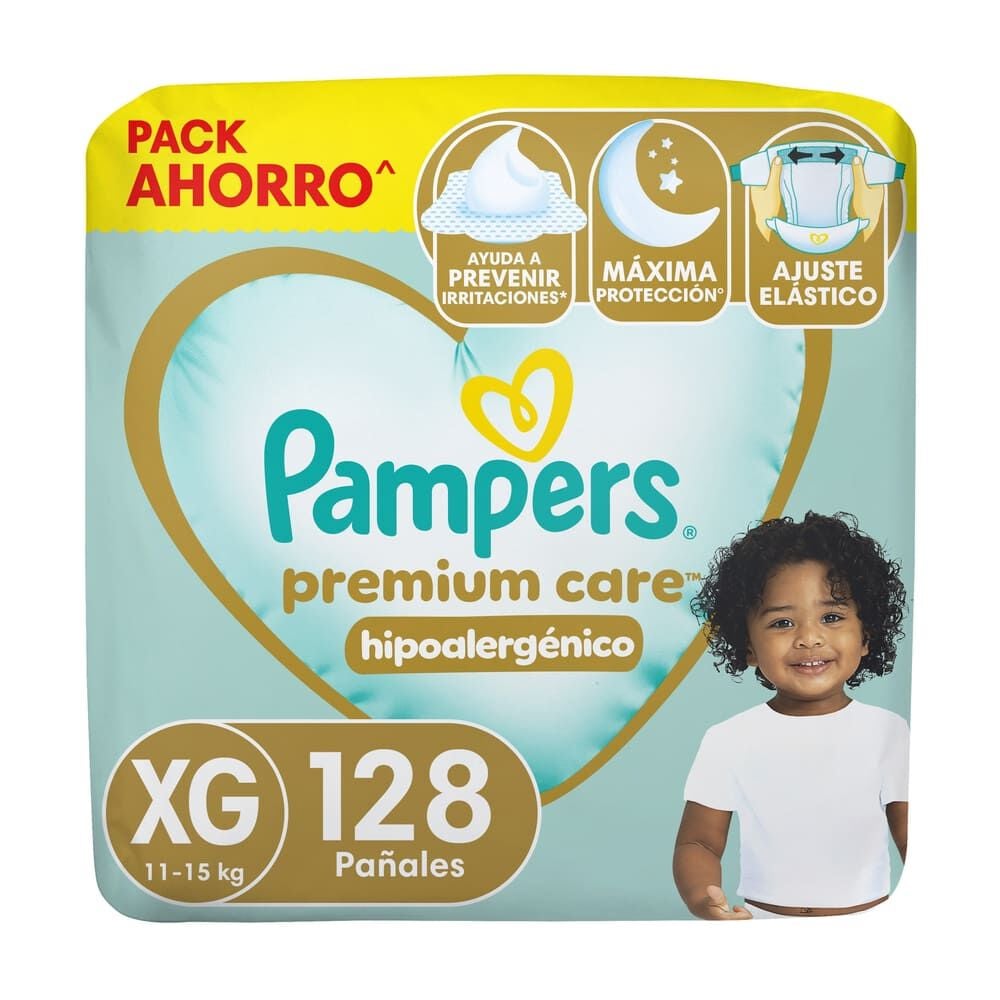 Premium Care Pañales Desechables XG 128 Unidades