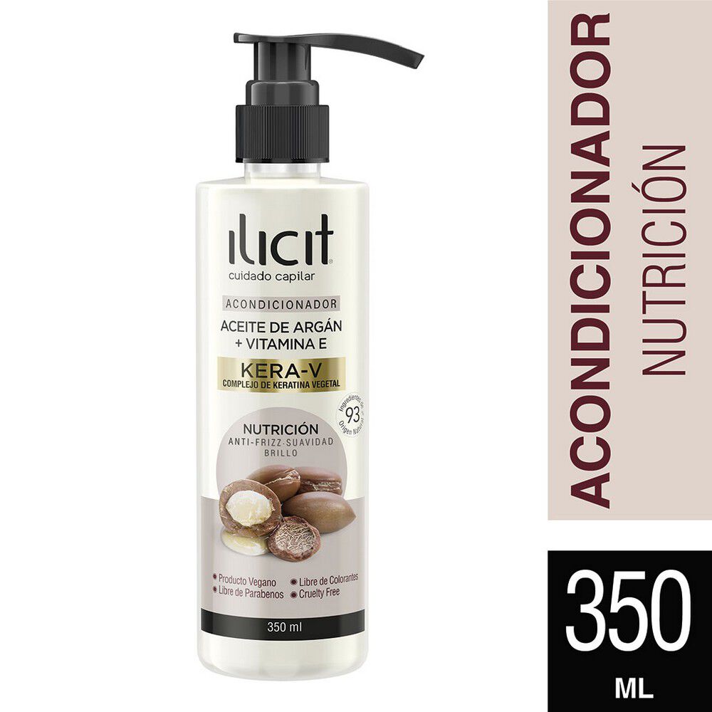 Acondicionador Aceite de Argan+Vitamina E Kera-V Nutrición 350mL
