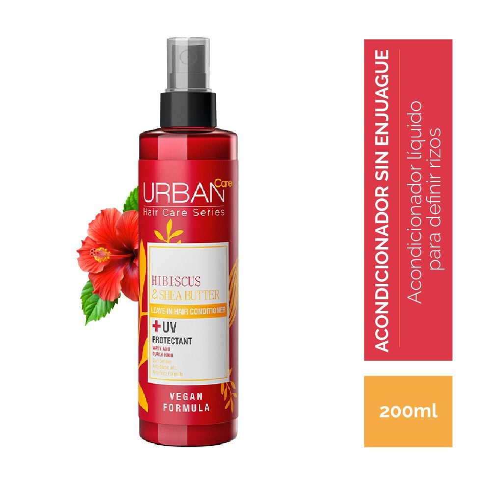 Urban Care Acondicionador Sin Enjuague Definidor De Rizos Con Hibiscus Y Manteca De Karité Twisted Curls 175 Ml