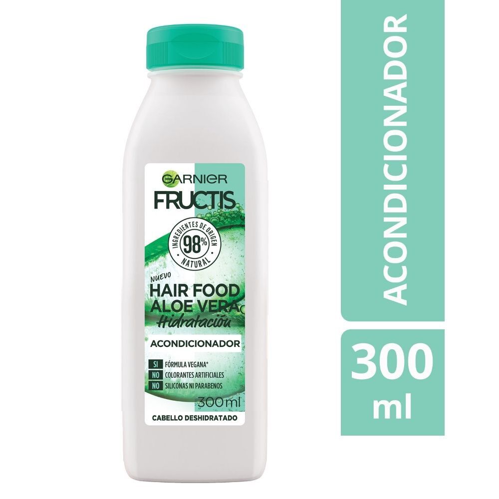 Garnier-Hair-Food-Acondicionador-Aloe-Vera-Hidratación-Cabello-Deshidratado-300-mL-imagen-2