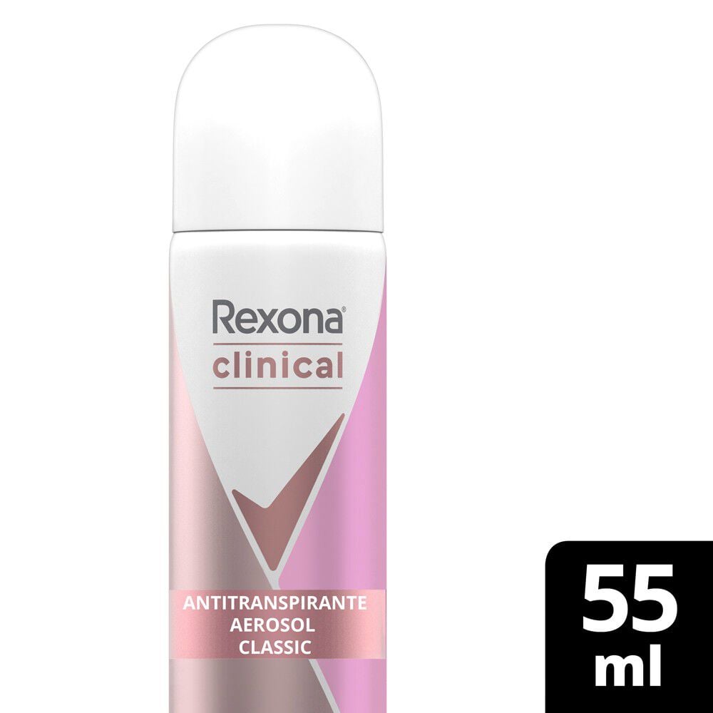 Desodorante Anti Transpirante Spray 96H.3X Mas Proteccion Classic 55 mL