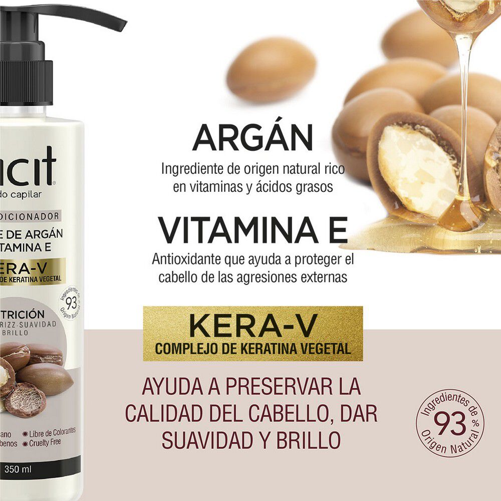 Acondicionador-Aceite-de-Argan+Vitamina-E-Kera-V-Nutrición-350mL-imagen-3