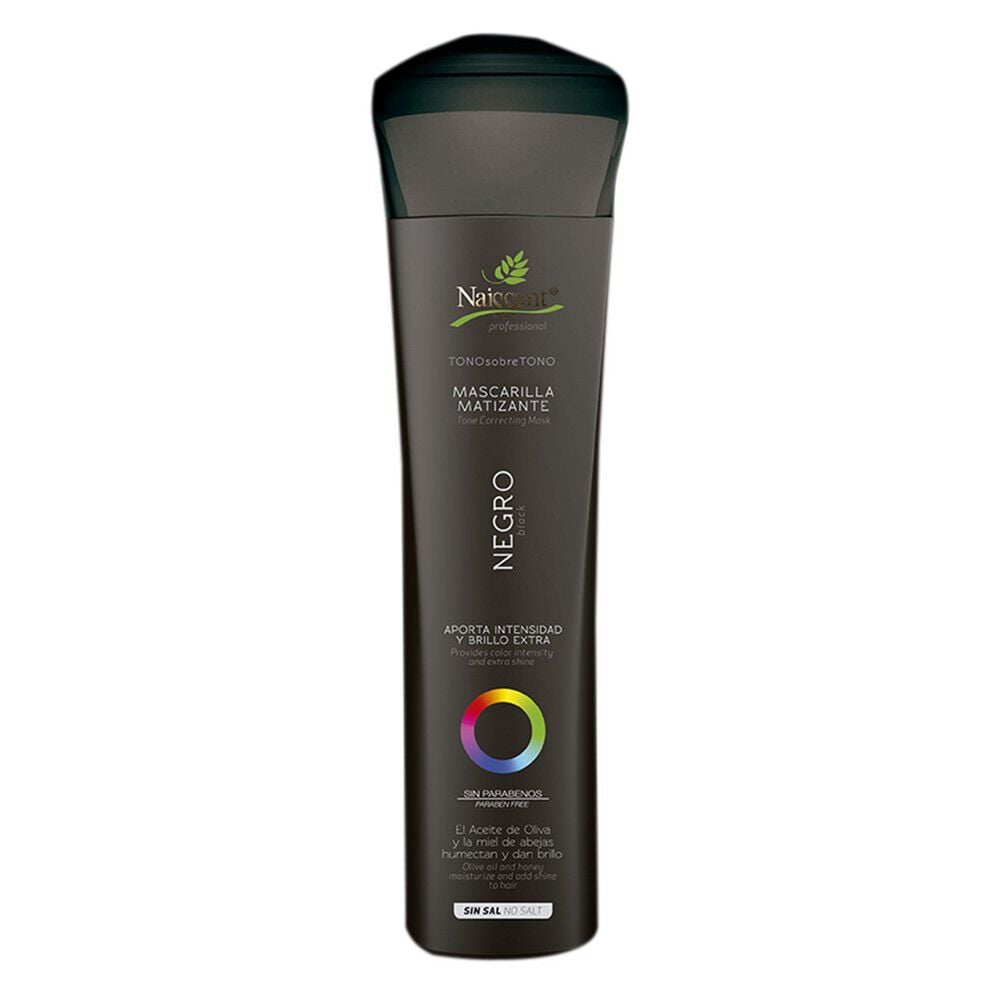 Mascarilla Matizante Capilar Negro Tono Sobre Tono sin Sal 300mL