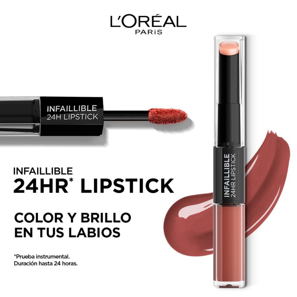 Labial-Infallible-24h-2-Step-Color-101-Everlasting-Paris-imagen-3
