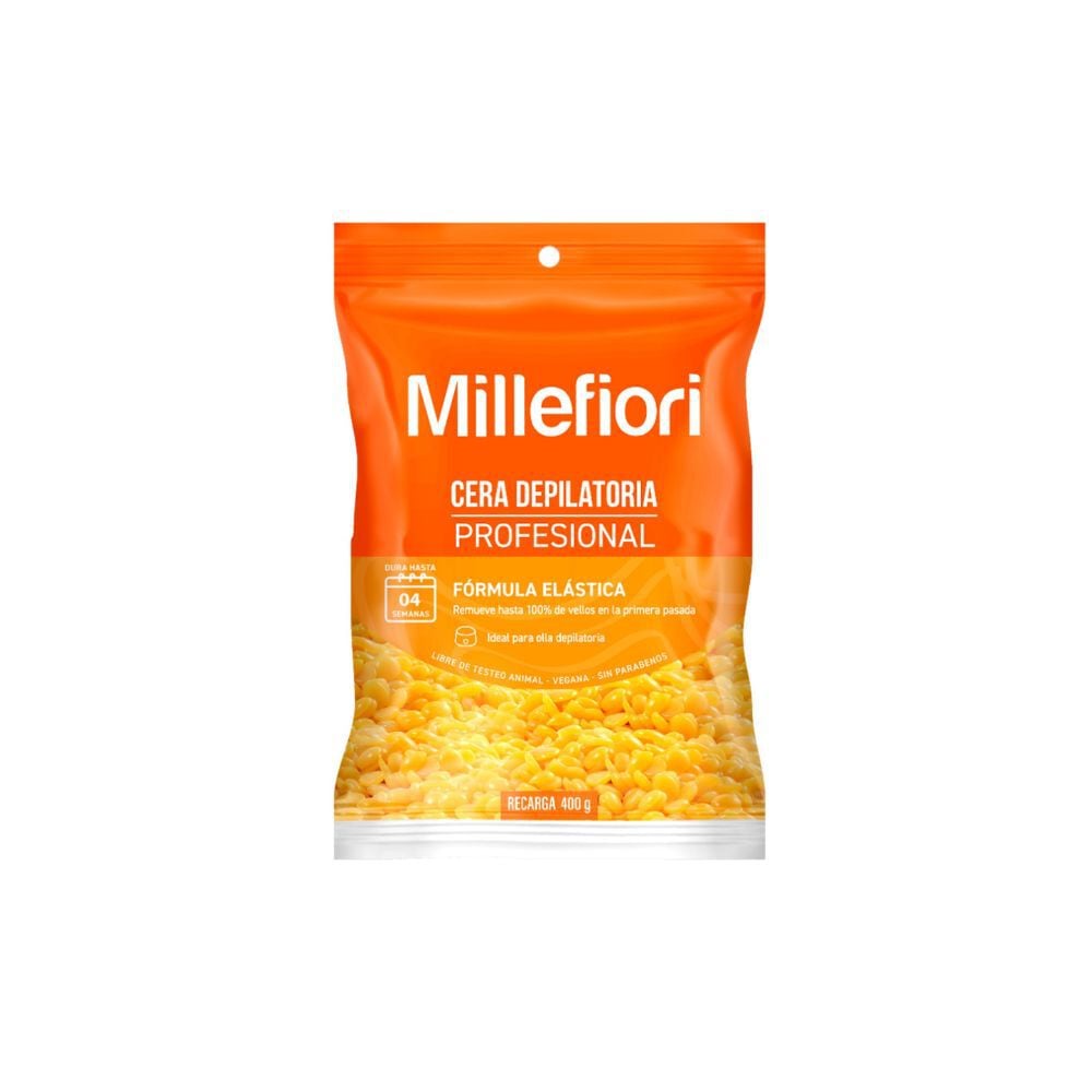 Cera Depilatoria En Perlas Formula Elastica Recarga 400Gr