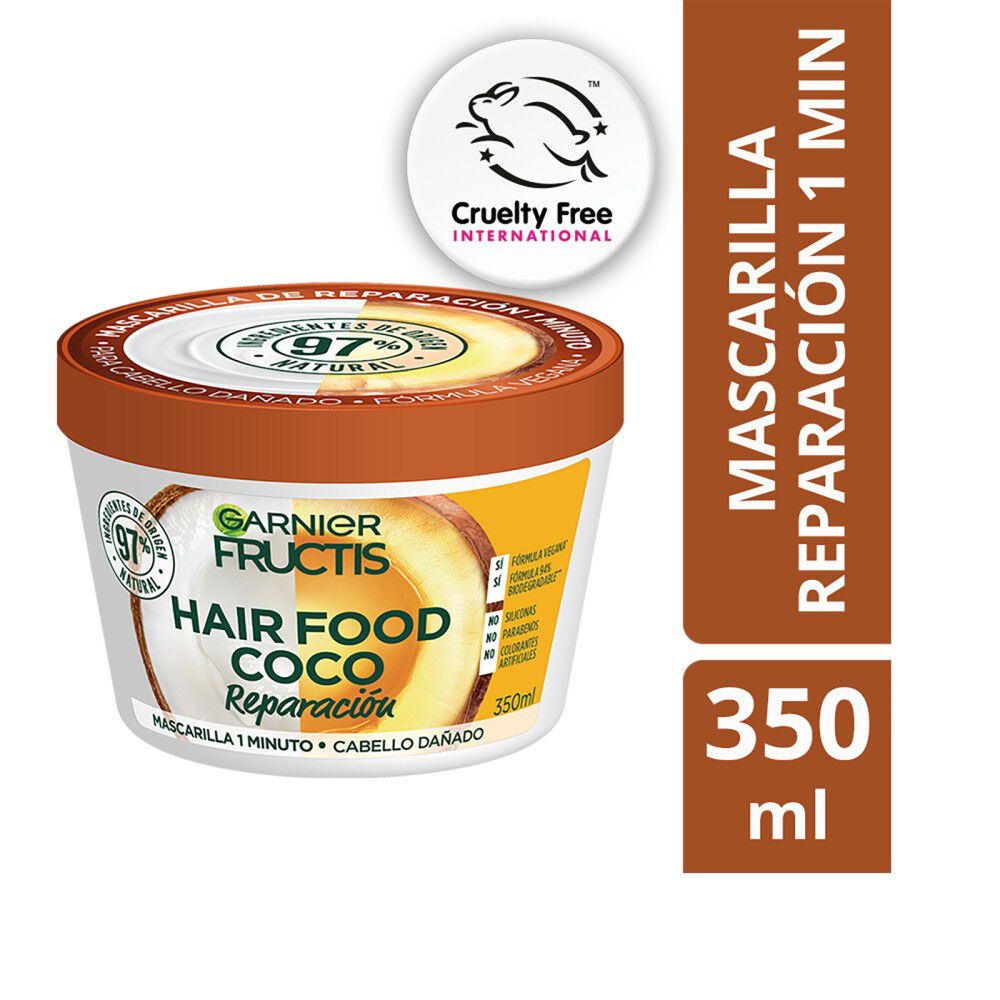 Garnier-Hair-Food-Coco-Mascarilla-de-Reparación-1-Minuto-350-mL-imagen-1