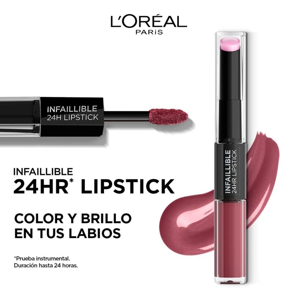 Labial-Infallible-24h-2-Step-Color-209-Violet-Parfait-imagen-3