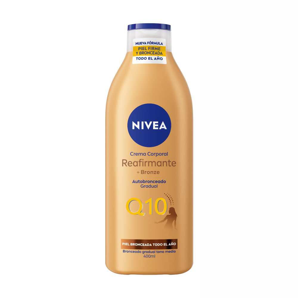 Loción Corporal Q10 Reafirmante + Autobronceante 400 mL